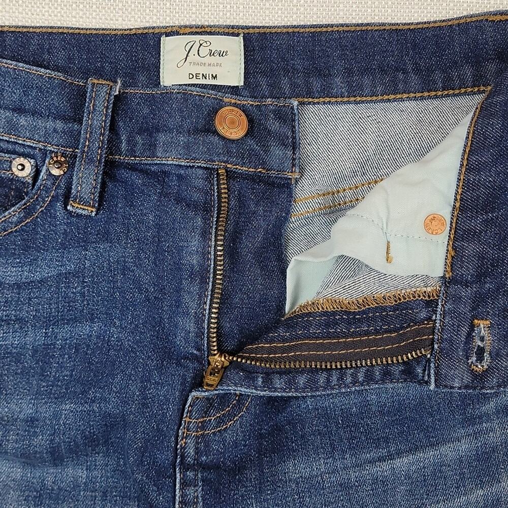 J. Crew denim jean mini skirt 24 - Picture 2 of 6